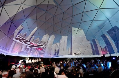 Immersive projections, 360 dome projection