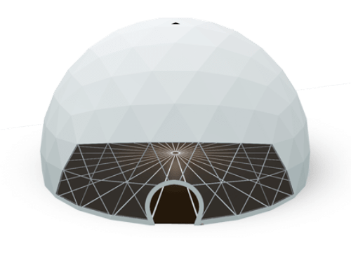 Geodesic dome tent - polidome p700